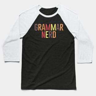 Grammar Baseball T-Shirt